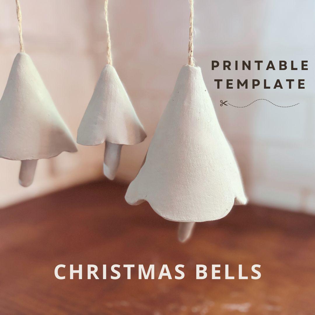 FREE  TEMPLATE Christmas Bells Pottery Template: DIY Ceramic Pattern (PDF Pattern)