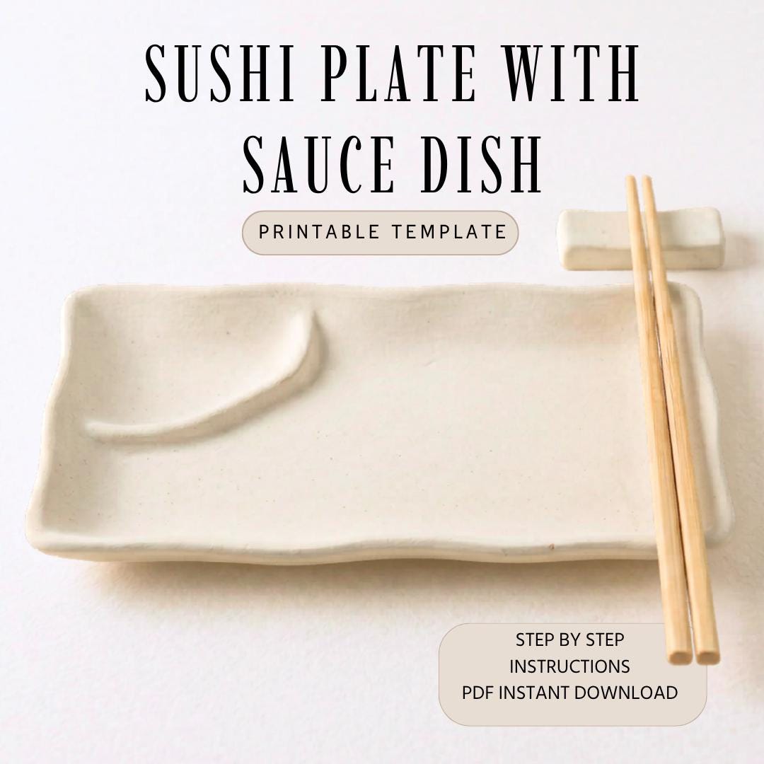 Sushi Plate Template