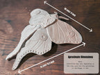 Luna Moth Pottery Template