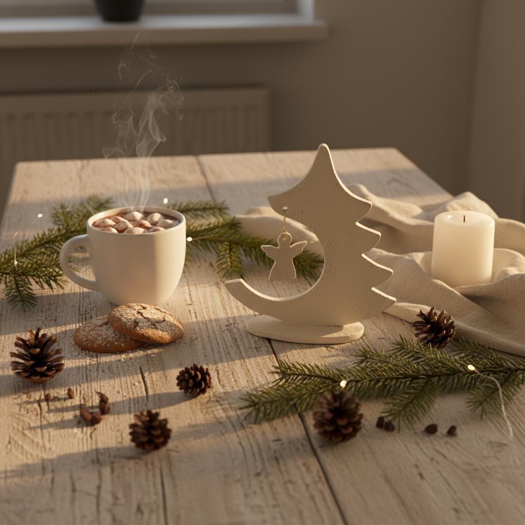 Christmas Ornament Template – Pottery Template PDF | Easy Pottery Project & Festive Decor