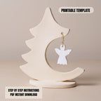 Christmas Ornament Template – Pottery Template PDF | Easy Pottery Project & Festive Decor