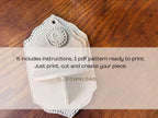 Ceramic Wall Altar Slab Building Template: Pottery Pattern (PDF Pattern)