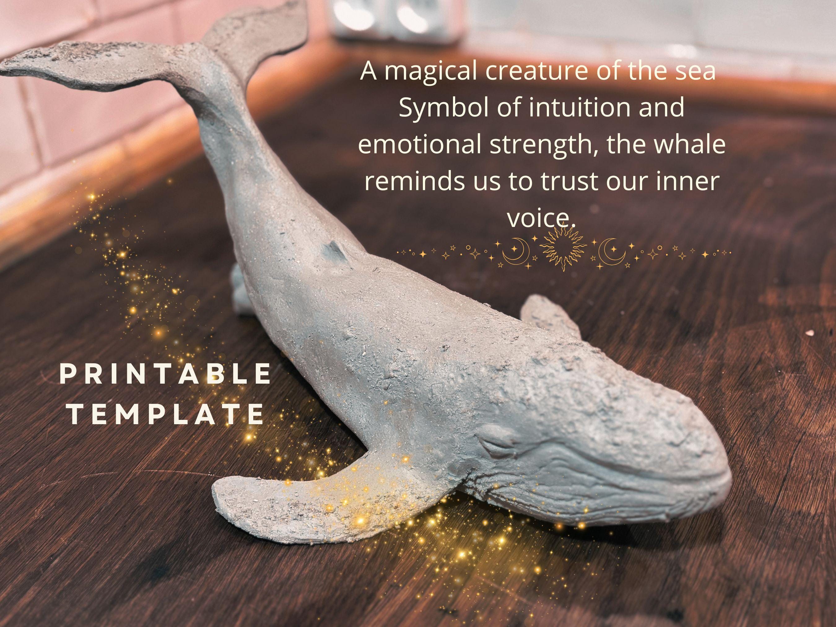 Whale Pottery Template: Slab Building PDF (Instant Download)