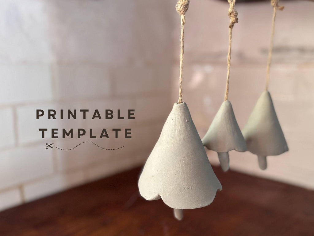 FREE  TEMPLATE Christmas Bells Pottery Template: DIY Ceramic Pattern (PDF Pattern)
