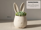 Bunny Planter Template - DIY Slab Building PDF Pattern for Handbuilt Rabbit Planter