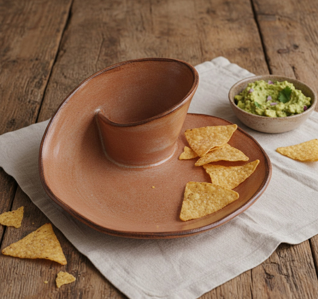 Pottery template for slab building a chips and Dip Bowl Template - DIY Ceramics Craft