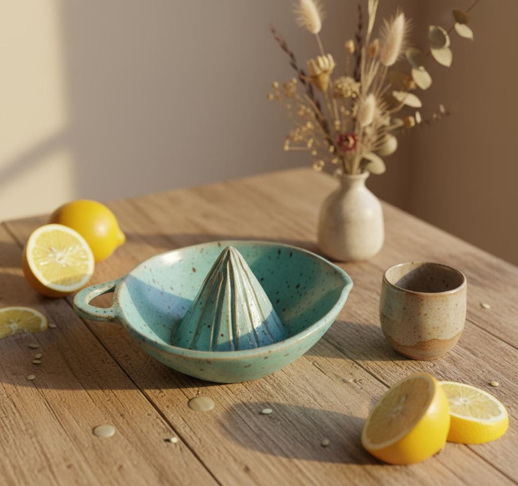 Ceramic Juicer Template - DIY Pottery Pattern for Handmade Citrus Squeezer