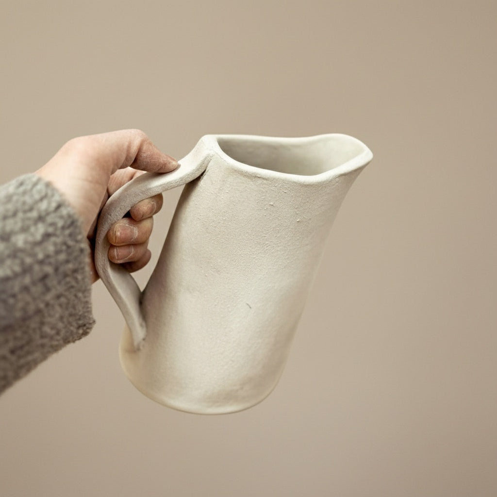 Pottery Jug Slab Building Template: DIY Ceramic Pitcher (PDF Pattern)