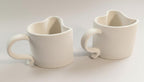 Pottery Mug Template | Valentine Couple Slab Building PDF Pattern
