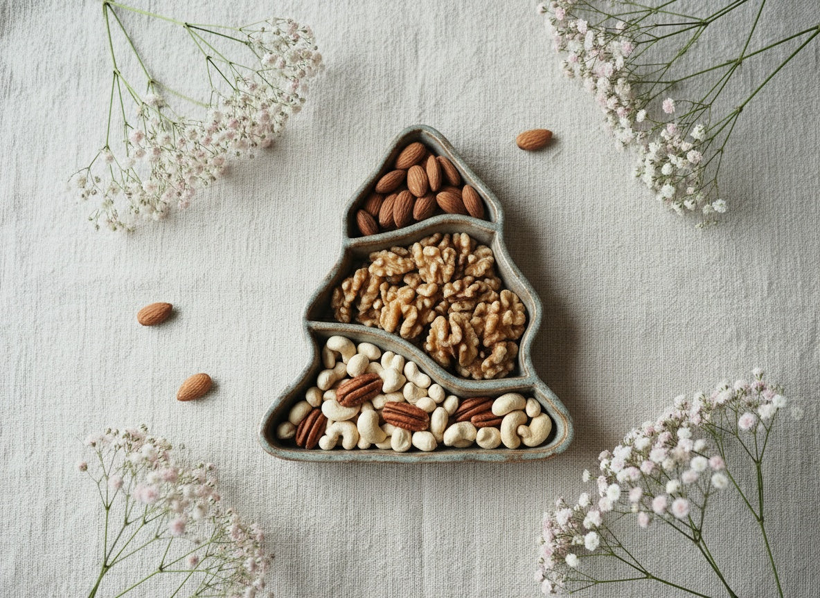 Christmas Tree Plate Pottery Template: Slab Building Pattern (PDF)