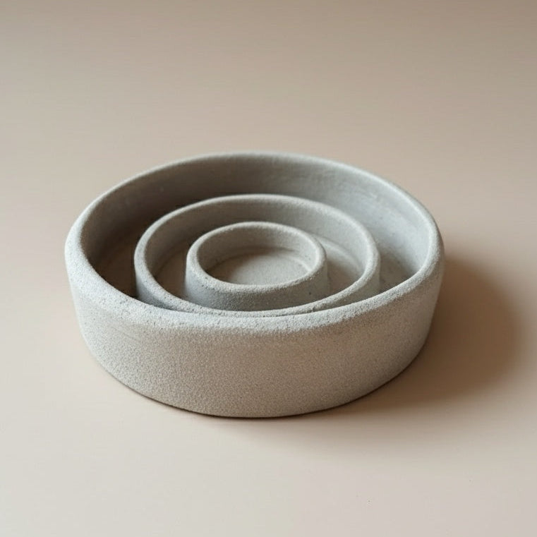 Slow Feeder Dog Bowl Pottery Template: Slab Building PDF Pattern