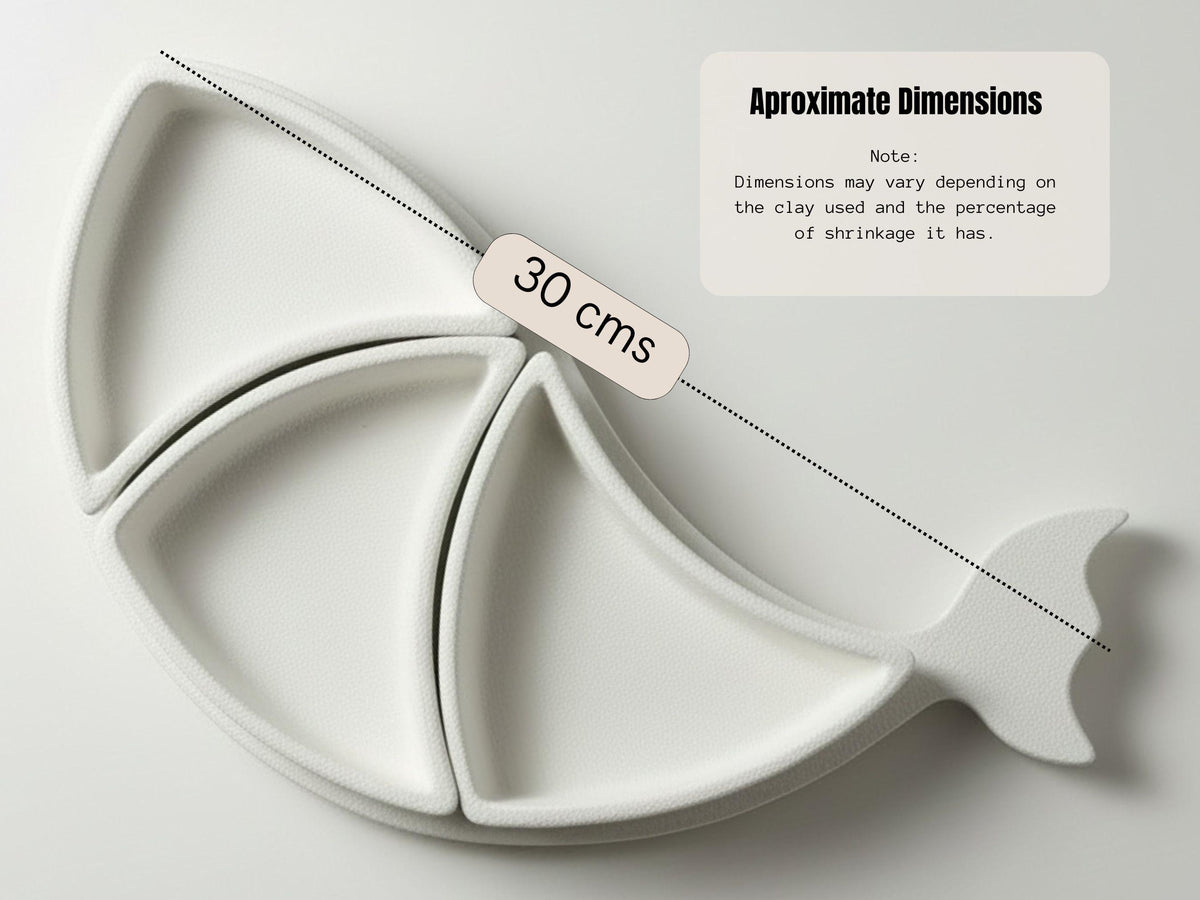 Snack tray Pottery Template: Slab Building Pattern (PDF)