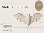 Bat Pottery Template | 3 PDF diferent Designs | Slab Building Pattern | Halloween ceramic template
