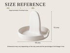 Spoon Rest Lid Holder Pottery Template, Slab Building Clay Pattern (PDF Download)