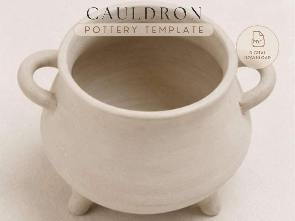 a white ceramic pot with a handle on the left side, sitting on a plain background.