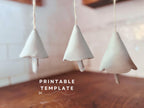FREE  TEMPLATE Christmas Bells Pottery Template: DIY Ceramic Pattern (PDF Pattern)