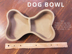 Dog food bowl pottery template, dog bowls, cat bowl, pet bowl slab building template, pet lover gift, gift for dog mom, new puppy gift,