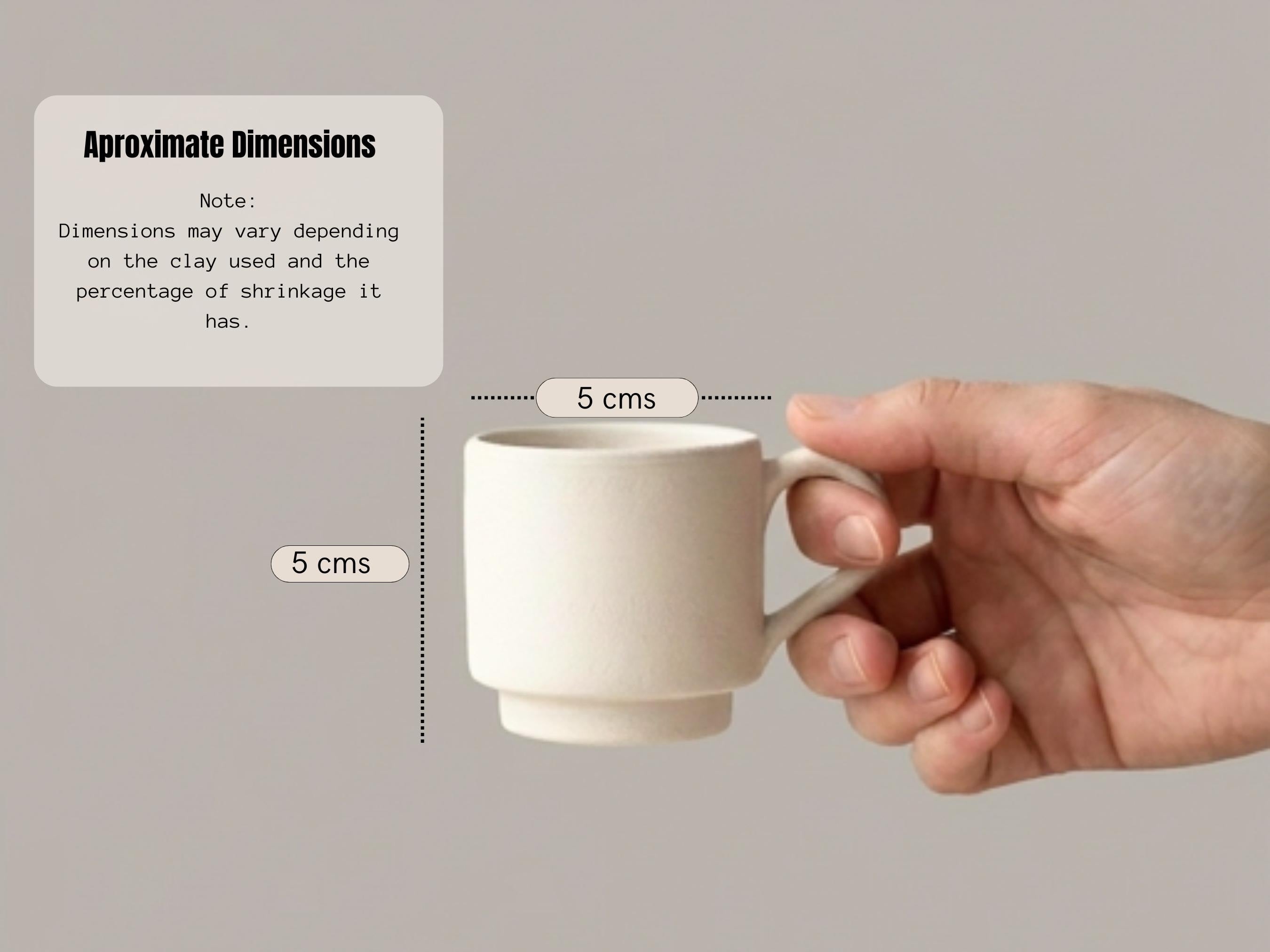 Stackable Espresso Mug template |
