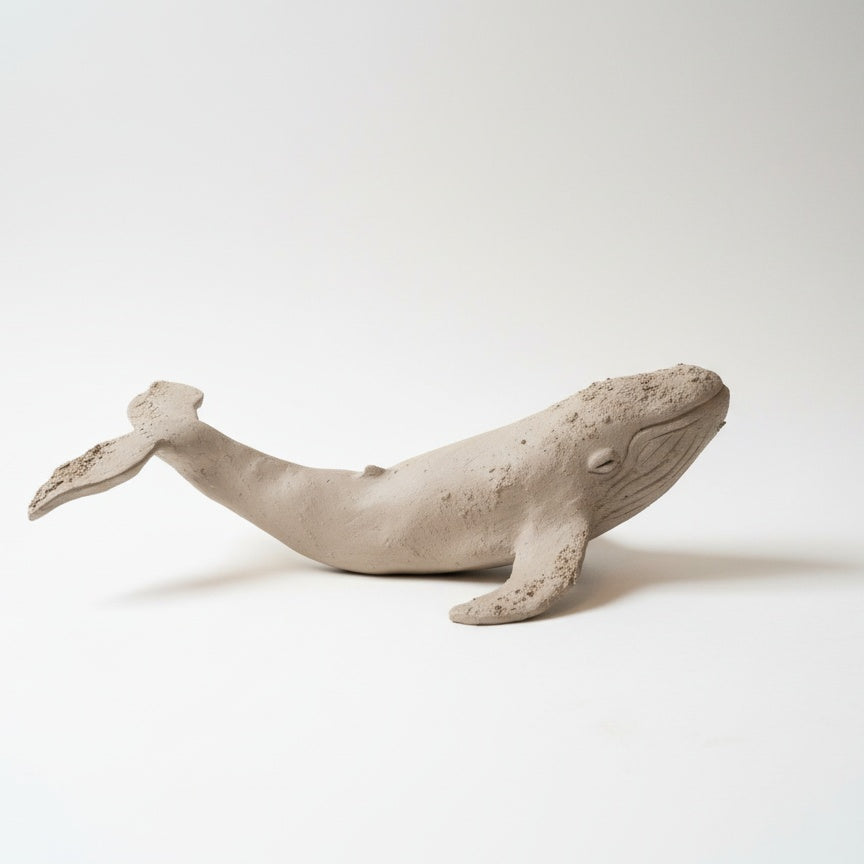 Whale Pottery Template: Slab Building PDF (Instant Download)