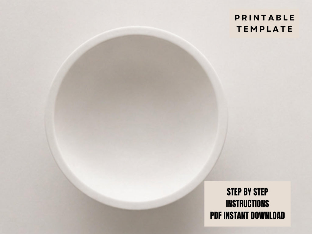 a white bowl placed on a white background.