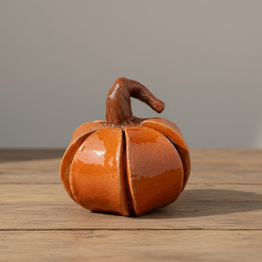 Ceramic Pumpkin Pottery Template: Halloween DIY Slab Building (PDF Pattern)