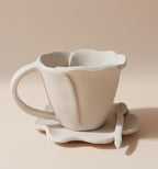 Pottery Mug Template, Flower Slab Building PDF Printable Pattern