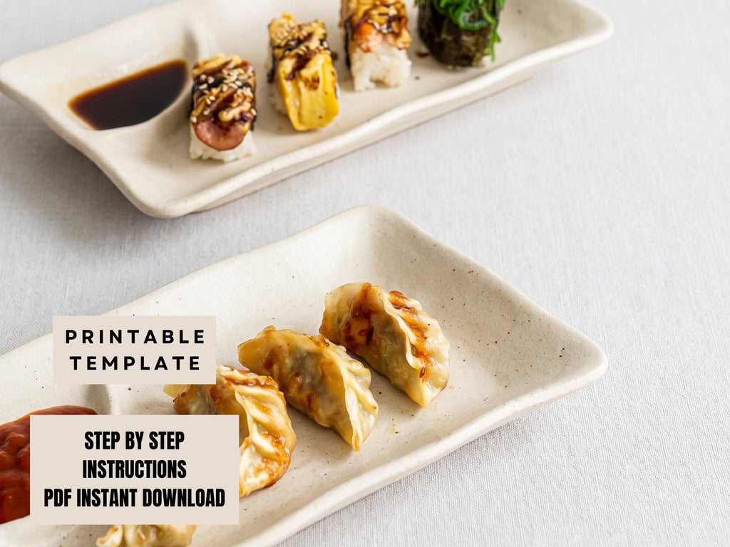 Sushi Plate Template