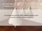 FREE  TEMPLATE Christmas Bells Pottery Template: DIY Ceramic Pattern (PDF Pattern)