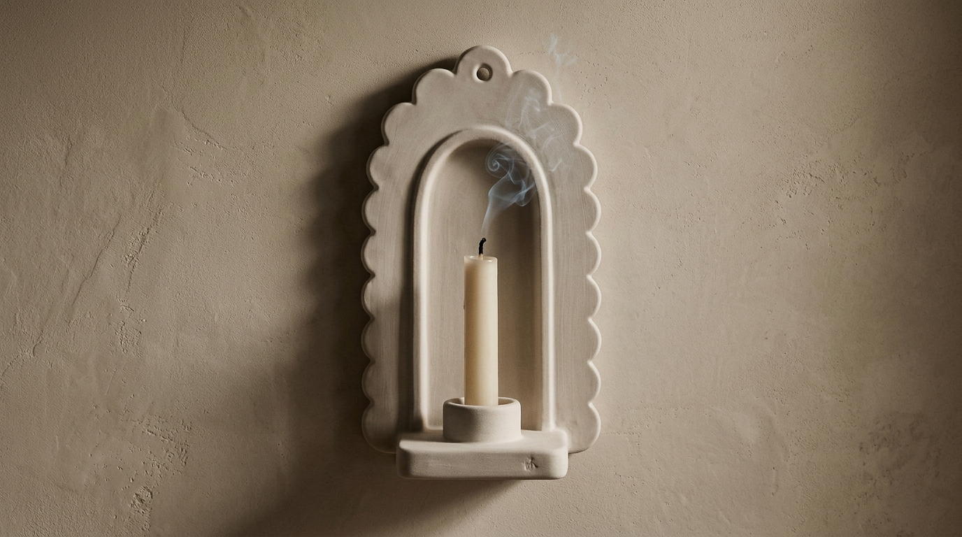 Wall Sconce  Pottery Template