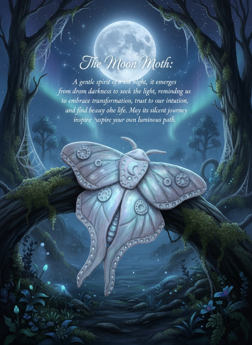 Luna Moth Pottery Template
