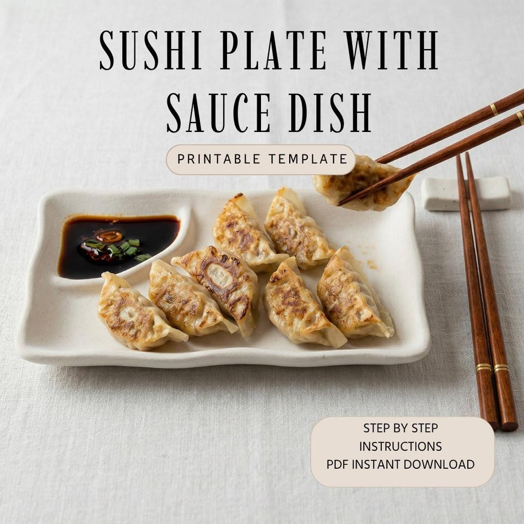 Sushi Plate Template