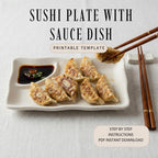 Sushi Plate Template