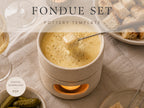 Candle warmer Pottery Template, Fondue set Slab Building (PDF Pattern)