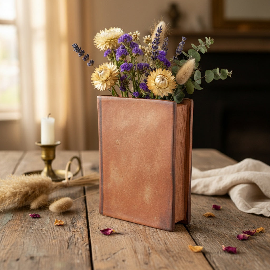 Book Vase Pottery Template: Slab Built DIY Pottery Tool (PDF Pattern)