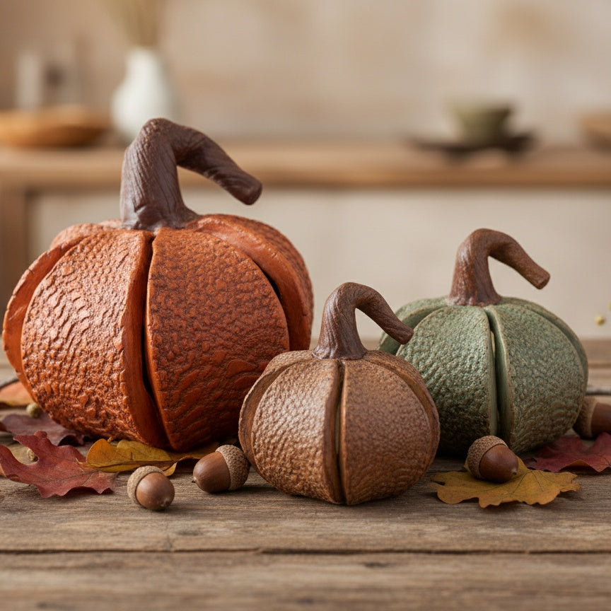 Ceramic Pumpkin Pottery Template: Halloween DIY Slab Building (PDF Pattern)