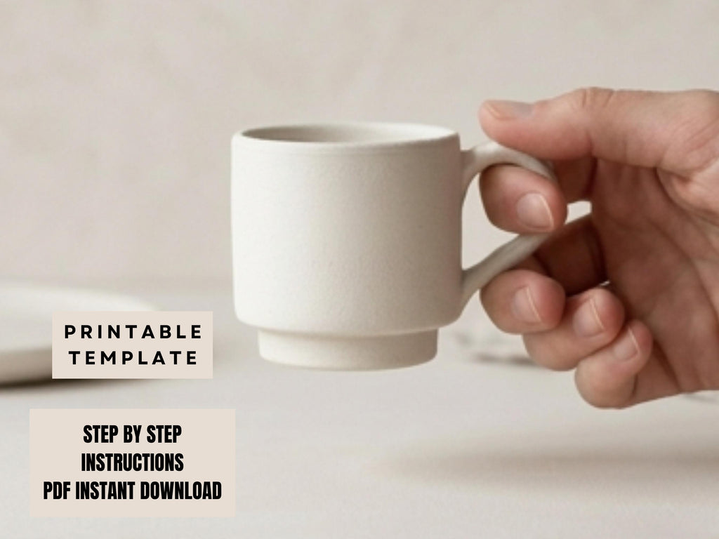 Stackable Espresso Mug template |