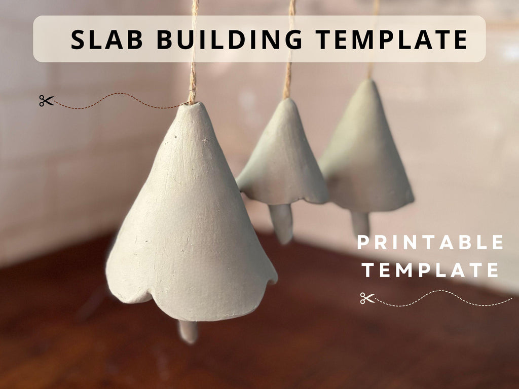 FREE  TEMPLATE Christmas Bells Pottery Template: DIY Ceramic Pattern (PDF Pattern)
