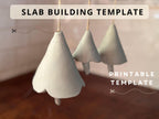 FREE  TEMPLATE Christmas Bells Pottery Template: DIY Ceramic Pattern (PDF Pattern)
