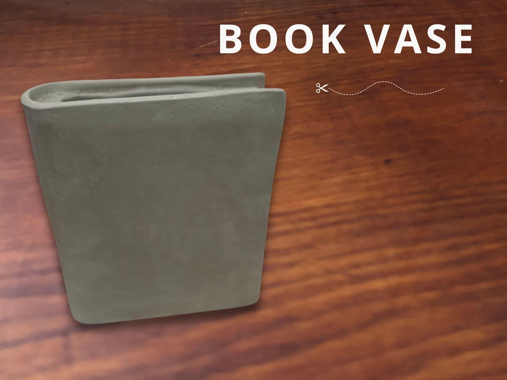 Book Vase Pottery Template: Slab Built DIY Pottery Tool (PDF Pattern)