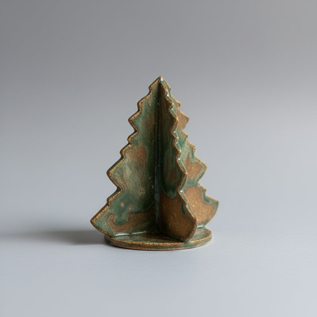 Christmas Tree Pottery Template: DIY Ceramic Decor (PDF Pattern)