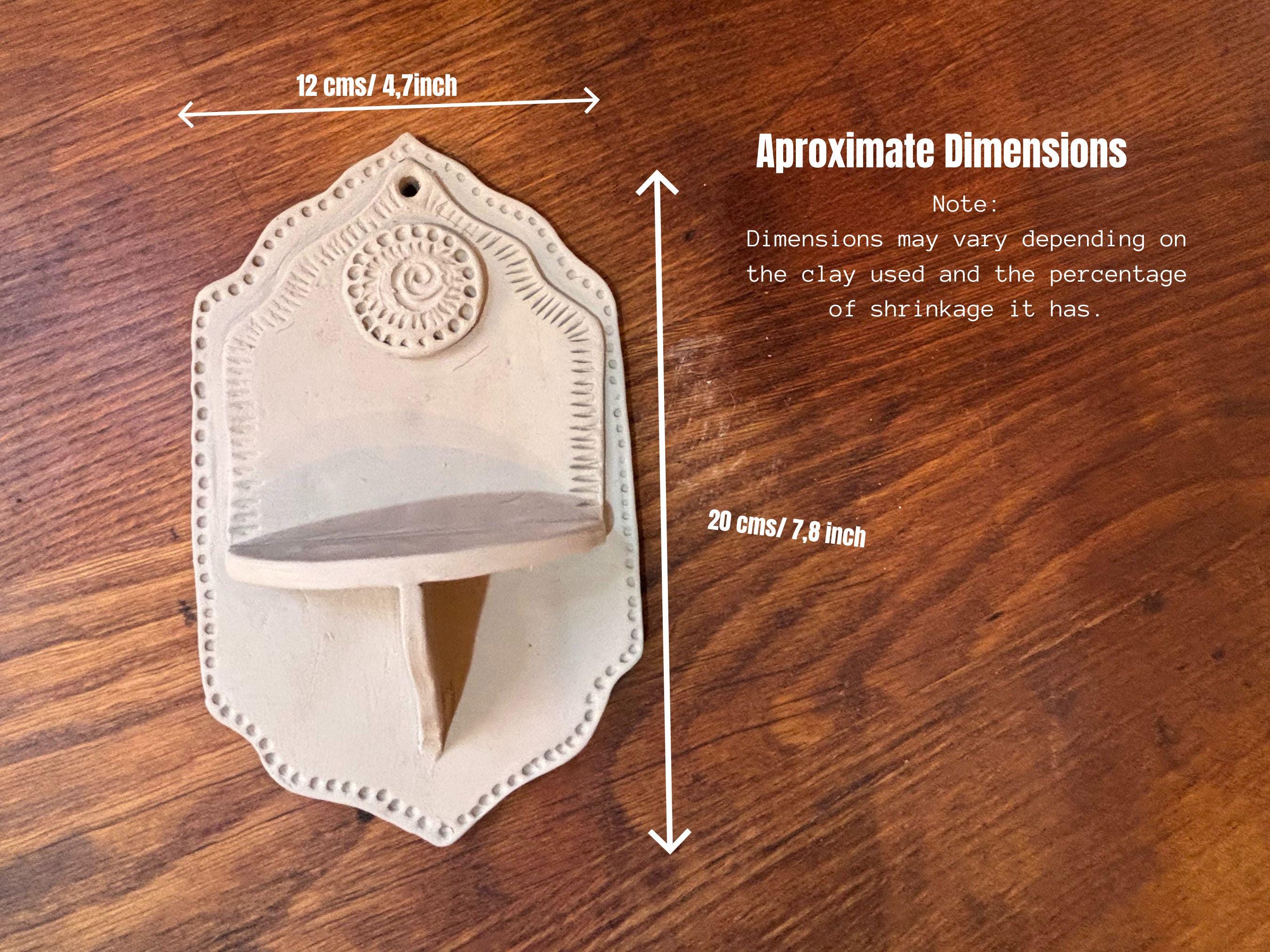 Ceramic Wall Altar Slab Building Template: Pottery Pattern (PDF Pattern)