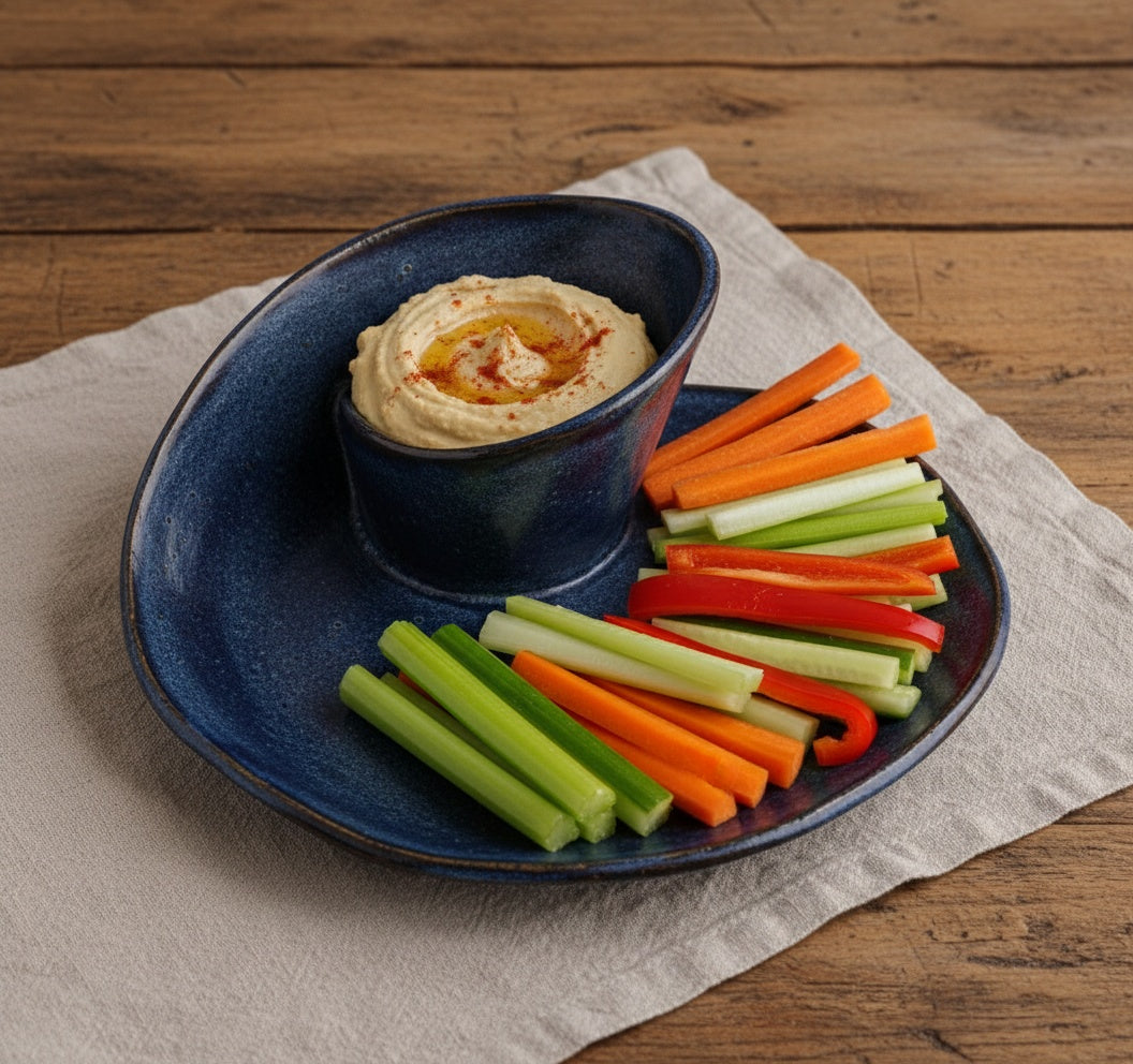 Pottery template for slab building a chips and Dip Bowl Template - DIY Ceramics Craft