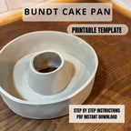 Bundt Cake Pan Pottery Template