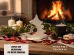 Christmas Ornament Template – Pottery Template PDF | Easy Pottery Project & Festive Decor