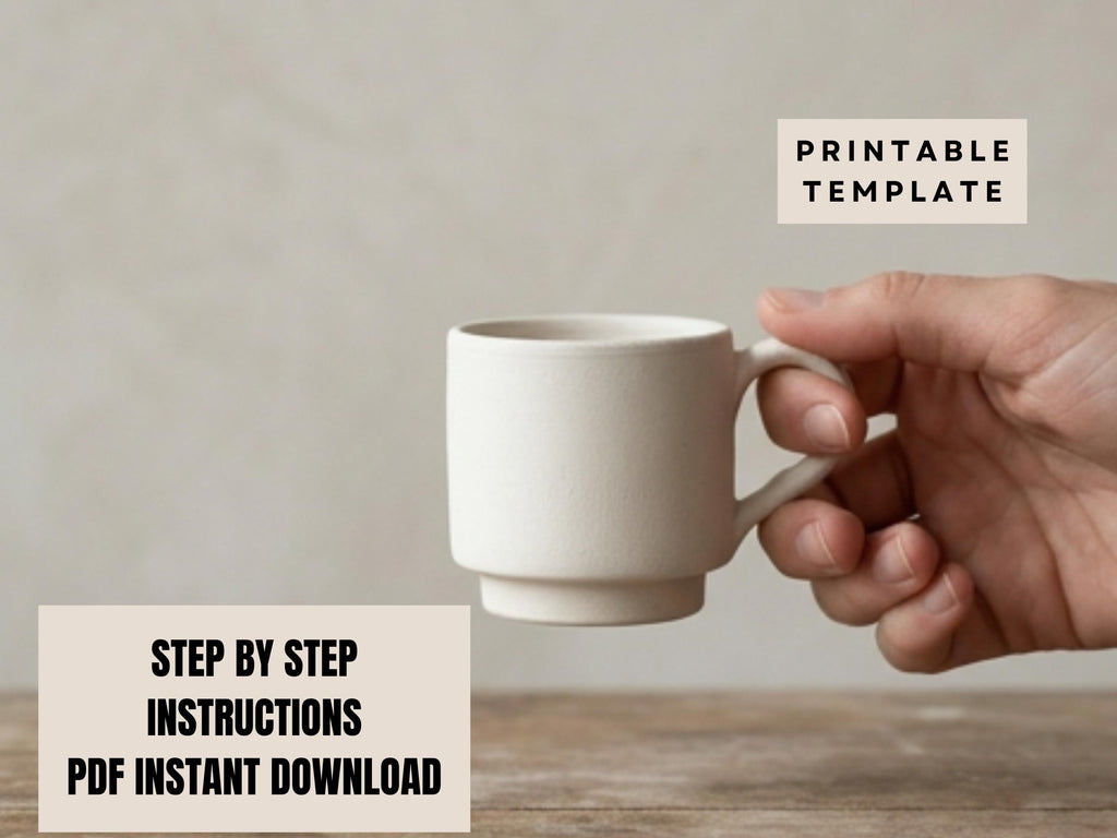 Stackable Espresso Mug template |