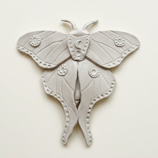 Luna Moth Pottery Template