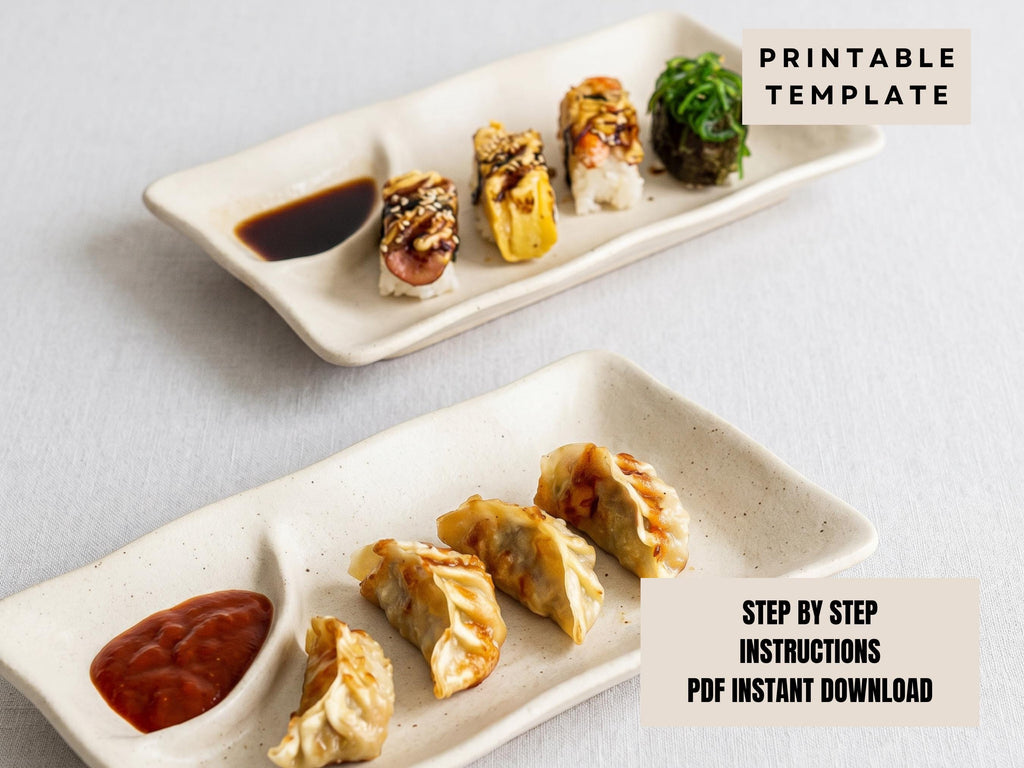Sushi Plate Template