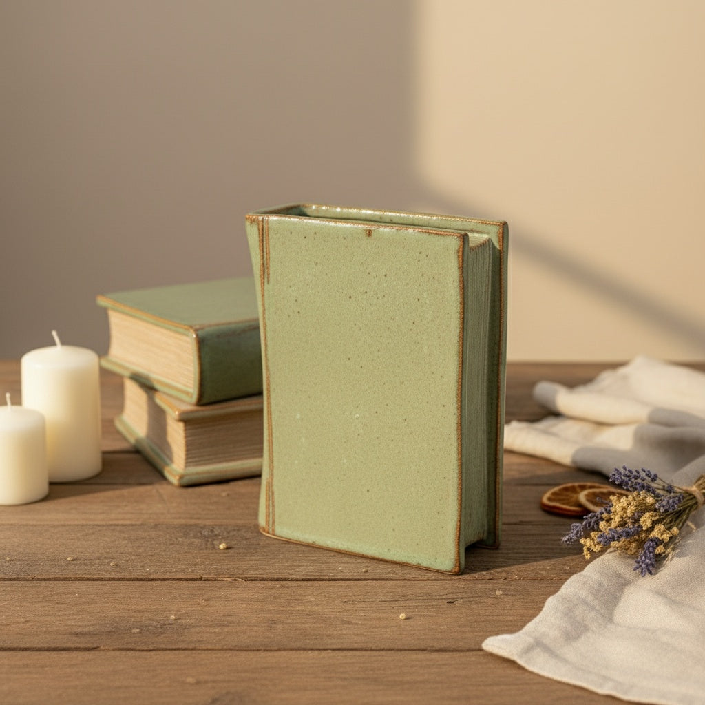 Book Vase Pottery Template: Slab Built DIY Pottery Tool (PDF Pattern)
